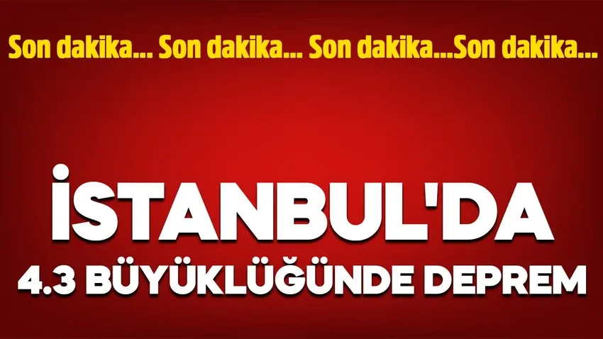 İstanbul’da 1 Saatte 4 Deprem: Artçı Sarsıntılar Endişe Yarattı