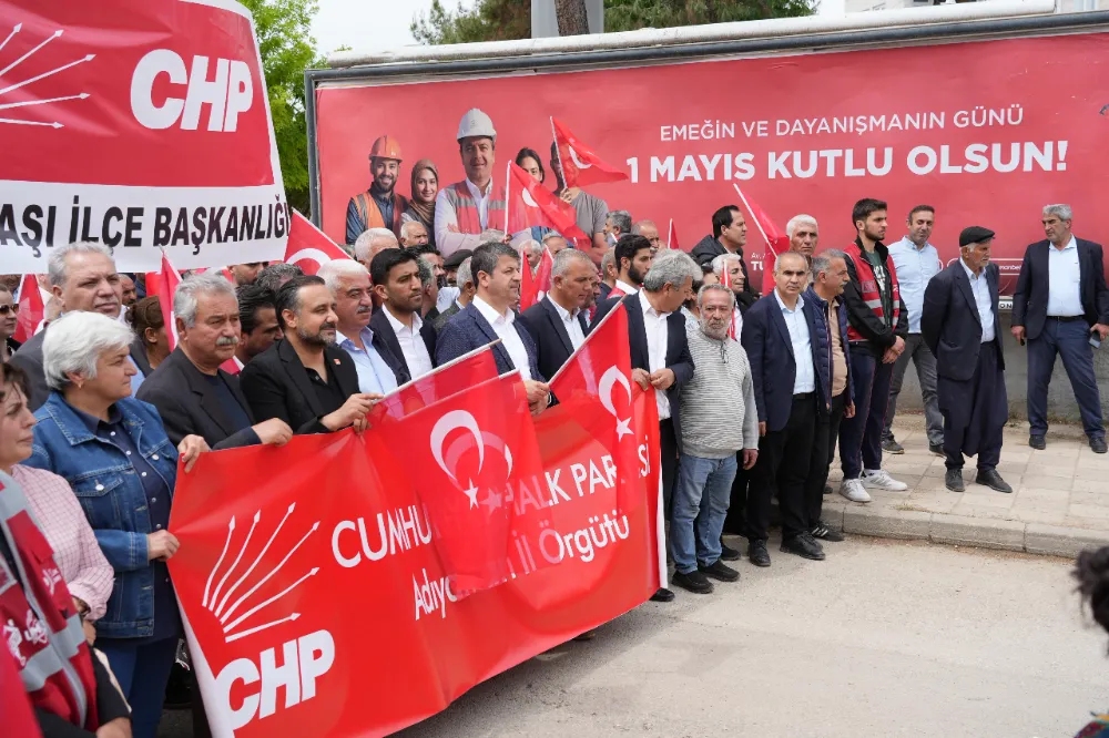 Başkan Tutdere, 6 Şubat’tan Sonra İlk Kez Kutlanan 1 Mayıs’ta İşçilerin Yanındaydı