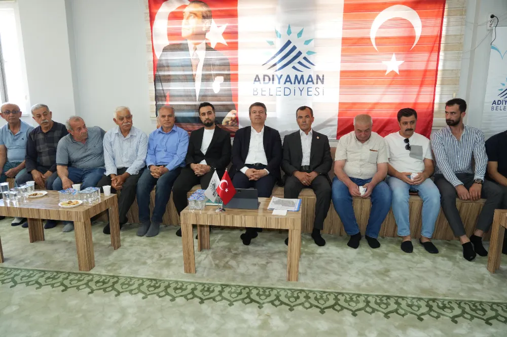 Başkan Tutdere mahalle toplantılarına başladı  “Adıyaman Belediyesi evinizdir, yurdunuzdur”