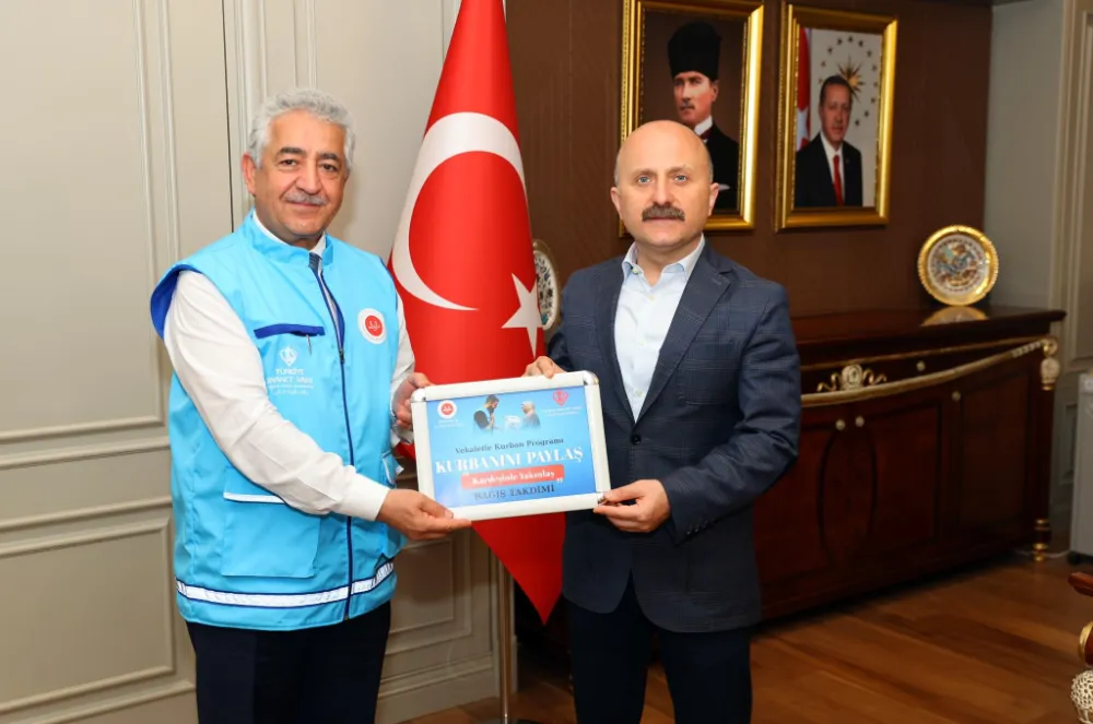 Vali Osman Varol’dan Anlamlı Bağış: Kurbanını TDV’ye Bağışladı