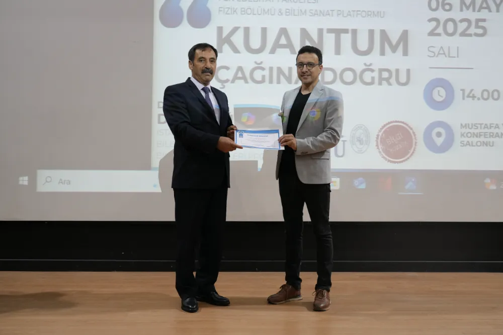 Adıyaman Üniversitesinde “Kuantum Çağına Doğru” Başlıklı Konferans Düzenlendi
