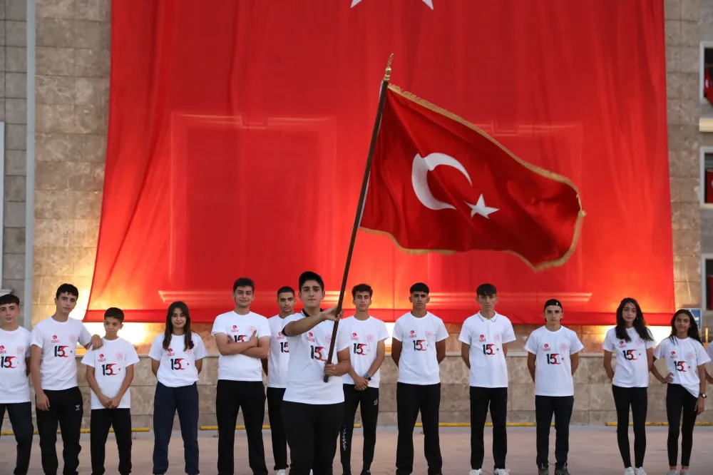 Adıyaman’da 15 Temmuz Sancak Koşusu Düzenlendi
