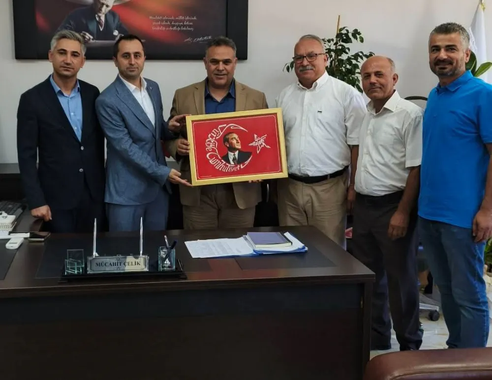 Türk Büro-Sen’den SGK İl Müdürü Mücahit Çelik’e Hayırlı Olsun Ziyareti