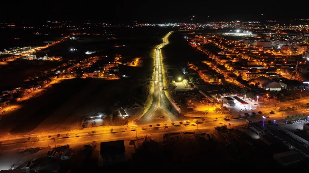 Mersin Caddesi drone ile görüntülendi