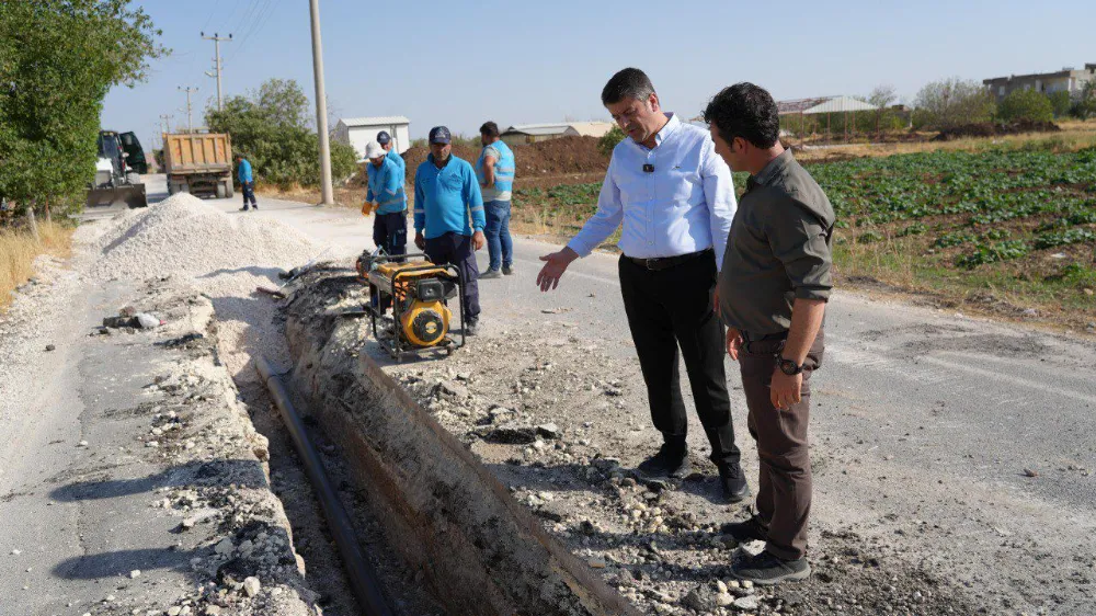 Başkan Tutdere: “Çimen Evler’de su çilesine son veriyoruz”