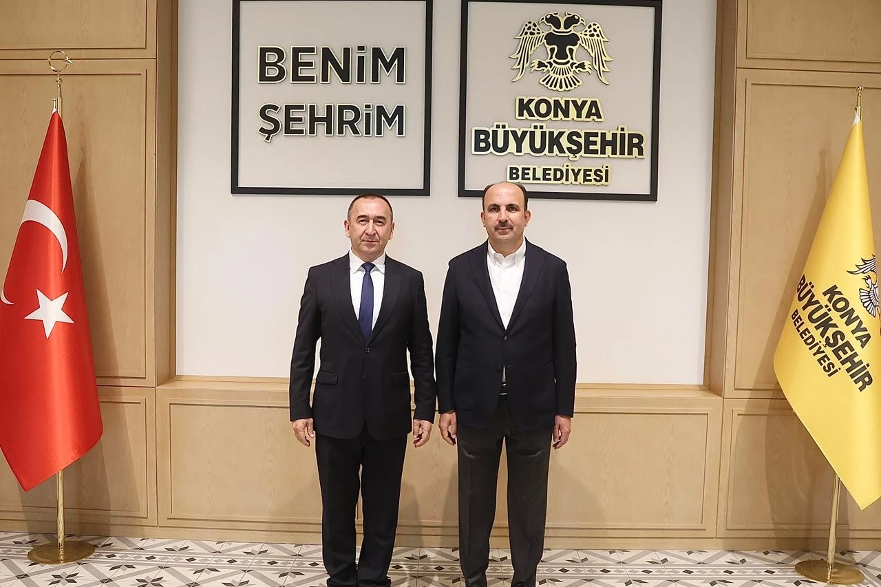 Özbekistan Büyükelçisi Khaydarov’dan Konya’ya ziyaret