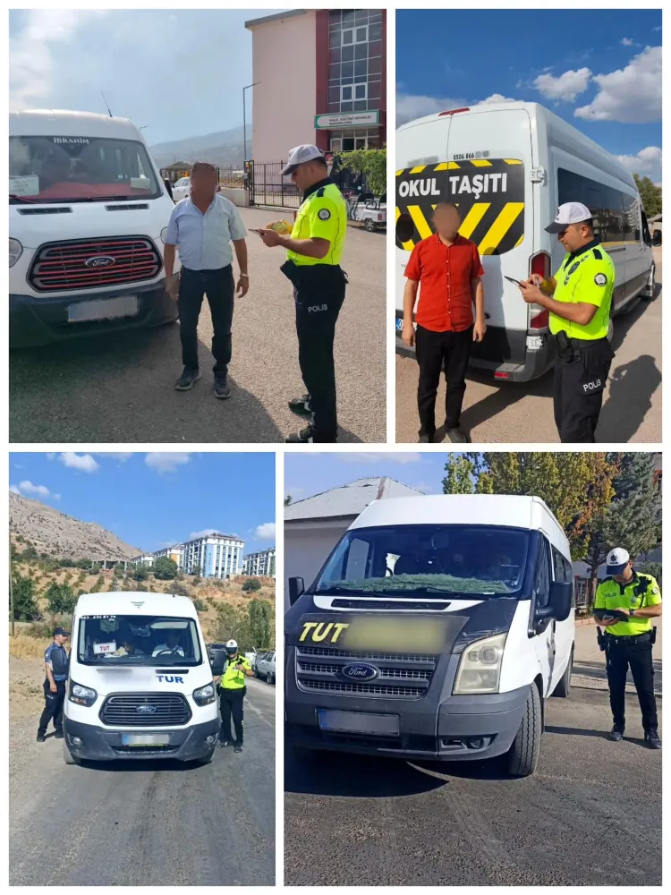 Adıyaman’da Okul Servislerine Sıkı Denetim