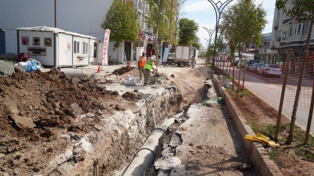 Adıyaman Belediyesi Altyapı Çalışmalarına Aralıksız Devam Ediyor