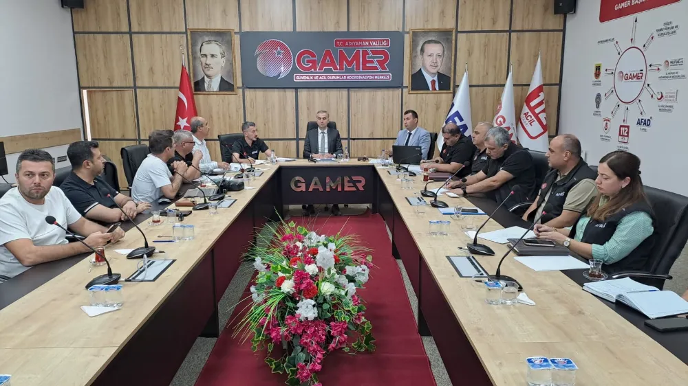 Adıyaman’da Kırsal Altyapı İçin AFAD Koordinasyon Toplantısı