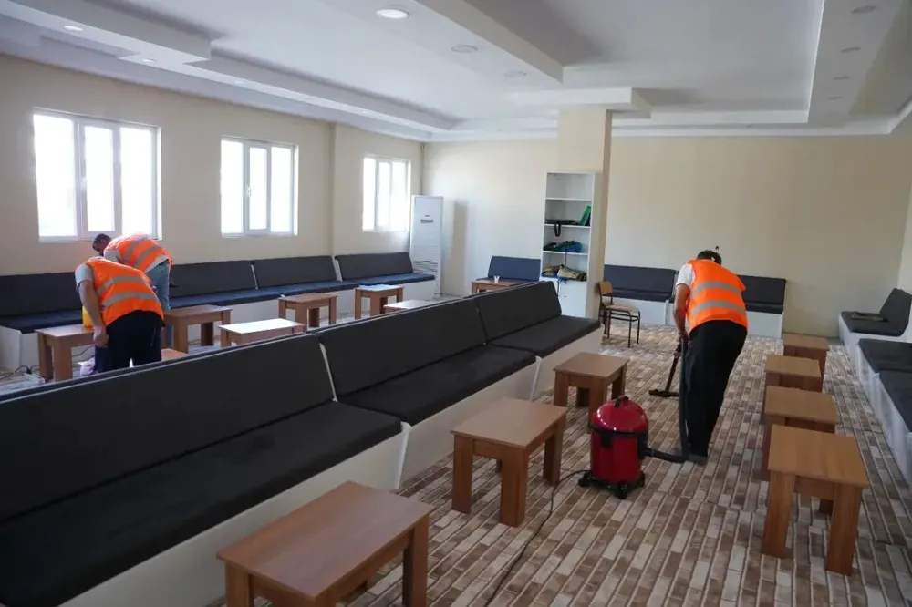 Kahta Belediyesi’nden Taziye Evlerinde Kapsamlı Temizlik