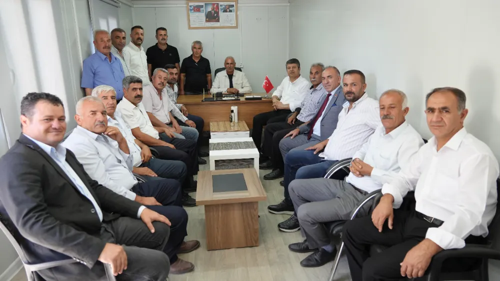 Başkan Tutdere’den Merkez Köy Muhtarları Derneği’ne ziyaret