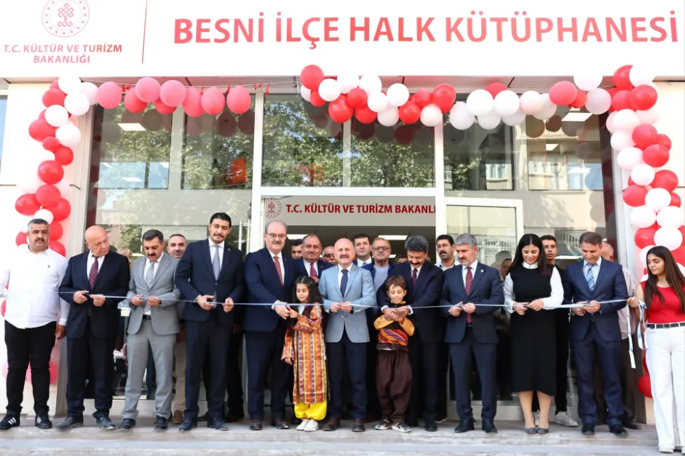 Besni İlçe Halk Kütüphanesi Gençlere Kapılarını Açtı