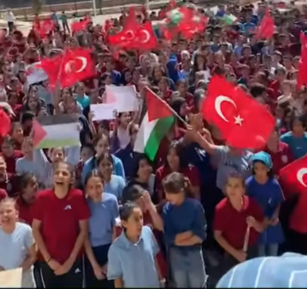 Gazze İçin TOBB Yavuz Selim Ortaokulu’ndan Anlamlı Destek