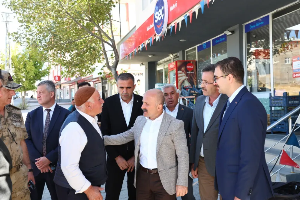 Sincik’e Yeni Kamu Hizmet Binaları ve Esnaf Ziyareti