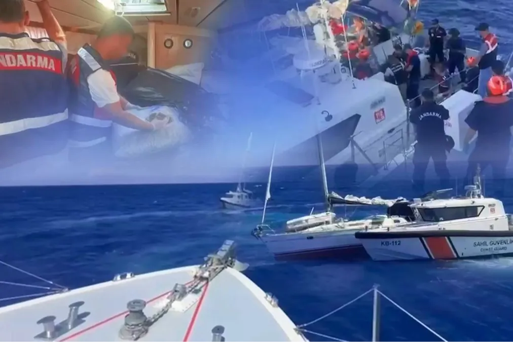 Muğla açıklarında JİHA destekli operasyon... Zehir tacirlerine Mavi Vatan