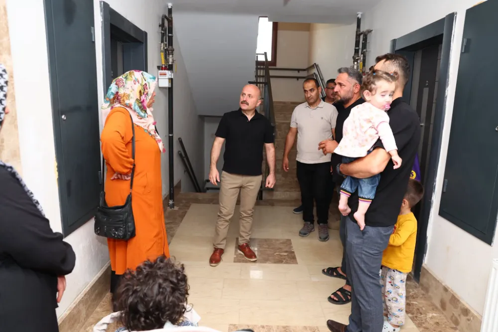 Vali Varol’dan Örenli Deprem Konutları’na Habersiz Denetime Devam