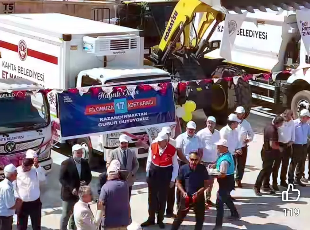Kahta Belediyesi’nden Tarihi Araç Yatırımı