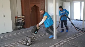 Adıyaman Belediyesi’nden Konteyner Kentlerde Ramazan Temizliği